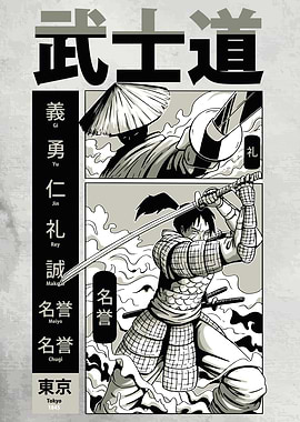 Japanese Samurai Comic 1