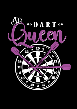 Dart Queen Dartboard Girl