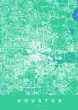 HOUSTON Map TEXAS