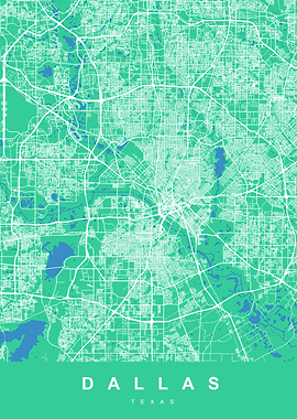 DALLAS Map TEXAS