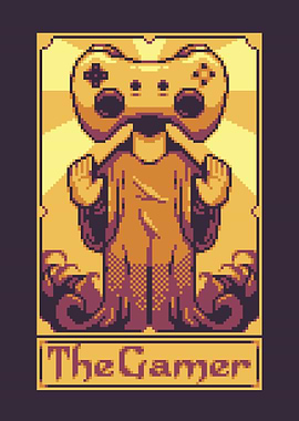 Pixel tarot gamer