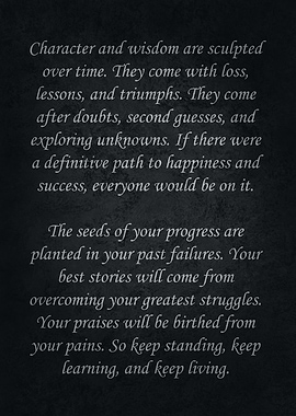 Character and Wisdom