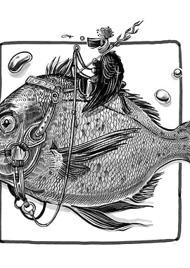 Maori Wizard on the fish