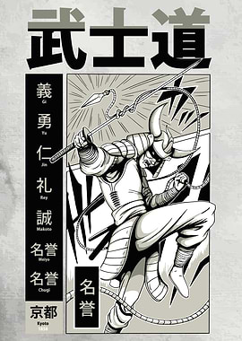 Japanese Samurai Warrior