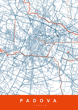 PADOVA Map ITALY