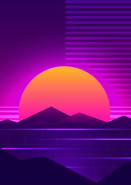 Vapor wave art