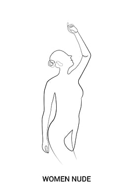 Women One Line Art