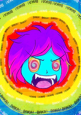 Kidcore Anime Girl Baka