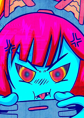 Kidcore Anime Girl Gamer