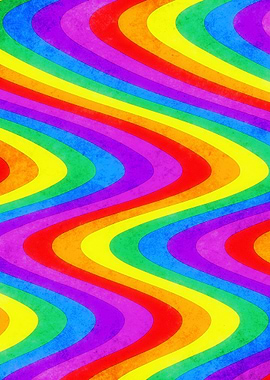 Kidcore Rainbow Waves