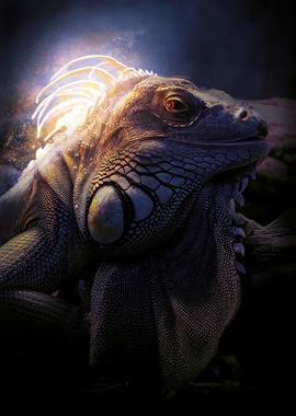Glowing Iguana