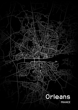 Orleans City Map France