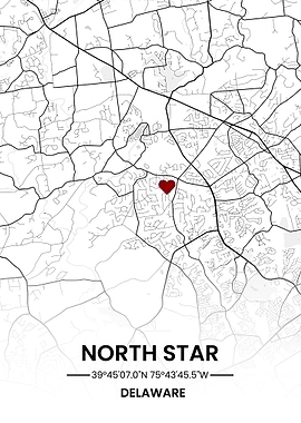 Delaware Maps Art