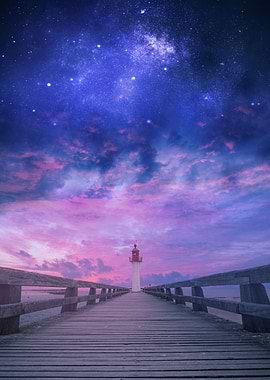 cosmic lighthouse