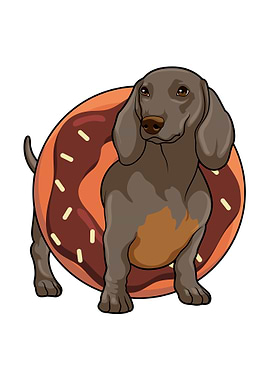 Dachshund Donut
