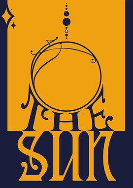 The Sun Art Nouveau Poster