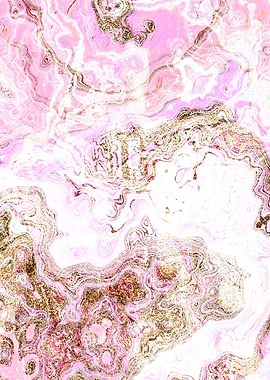 Pink Gold Marble 15