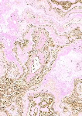 Pink Gold Marble 19