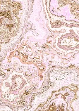Pink Gold Marble 23