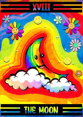 Kidcore Kawaii The Moon