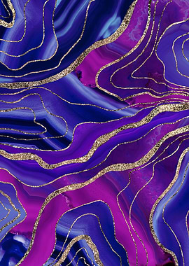 Nebula Agate Glitter 1