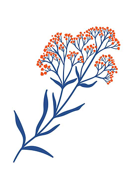 Cute Pink botanical flower