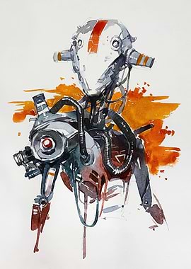 Watercolor Bot 01