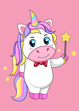 Unicorn with Magic Stick