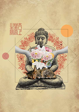 Vintage Buddha Statue