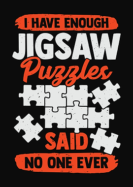 Funny Puzzle Lover Design