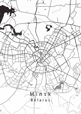 Minsk City Map