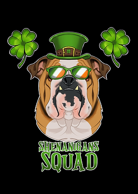 English Bulldog St Paddys