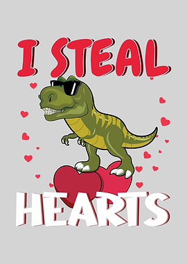 Kawaii Dinosaur Steal