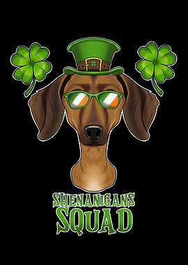 Dachshund St Patricks Day