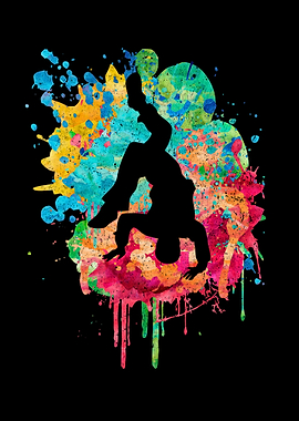 Breakdancer PopArt Style