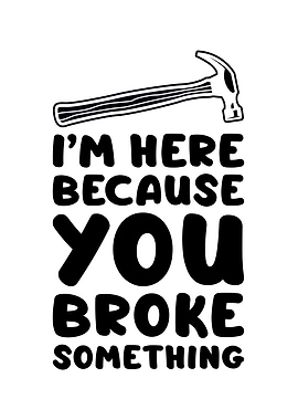 Im Here Because You Broke