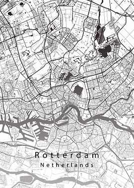 Rotterdam City Map