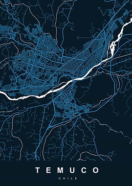 TEMUCO Map CHILE
