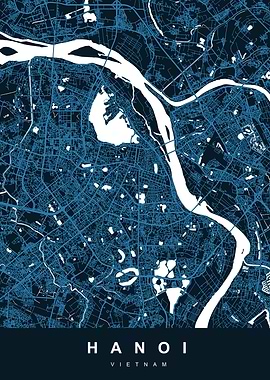 HANOI Map VIETNAM