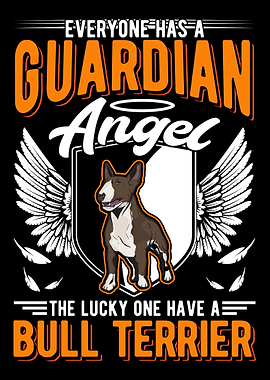 Bull Terrier Guardian Ange