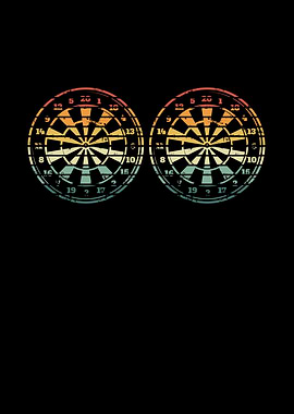 Two dartboards