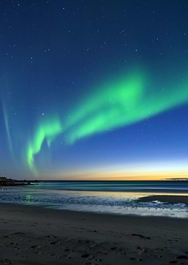 Polar lights at Sea Beach