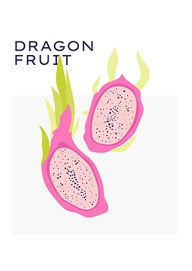 Dragon fruit home decor