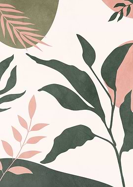 TROPICAL BOTANIC FLORAL61C