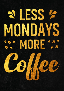 Less Mondays More Coffee