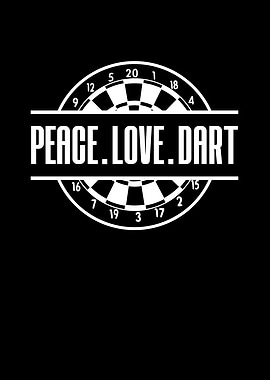 Peace love dart