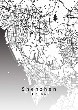 Shenzhen City Map