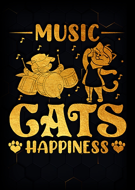 MUSIC CATS HAPPINESS
