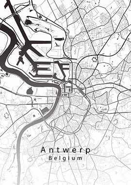 Antwerp City Map