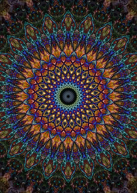 Rainbow mandala